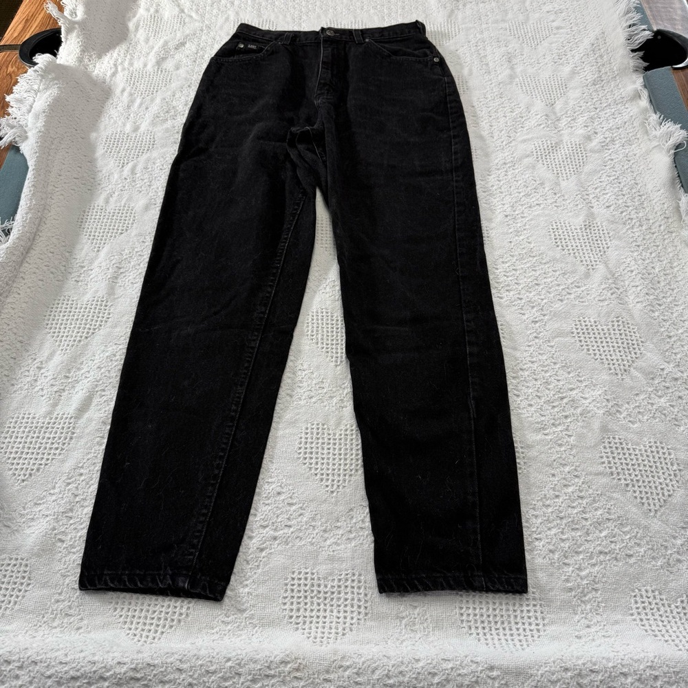 Vintage Lee Black Mom Jeans (10 medium)